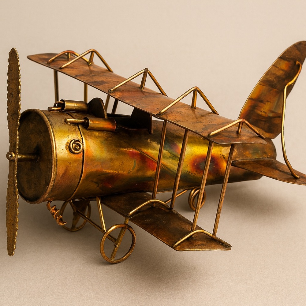 Brutalist airplane music box
